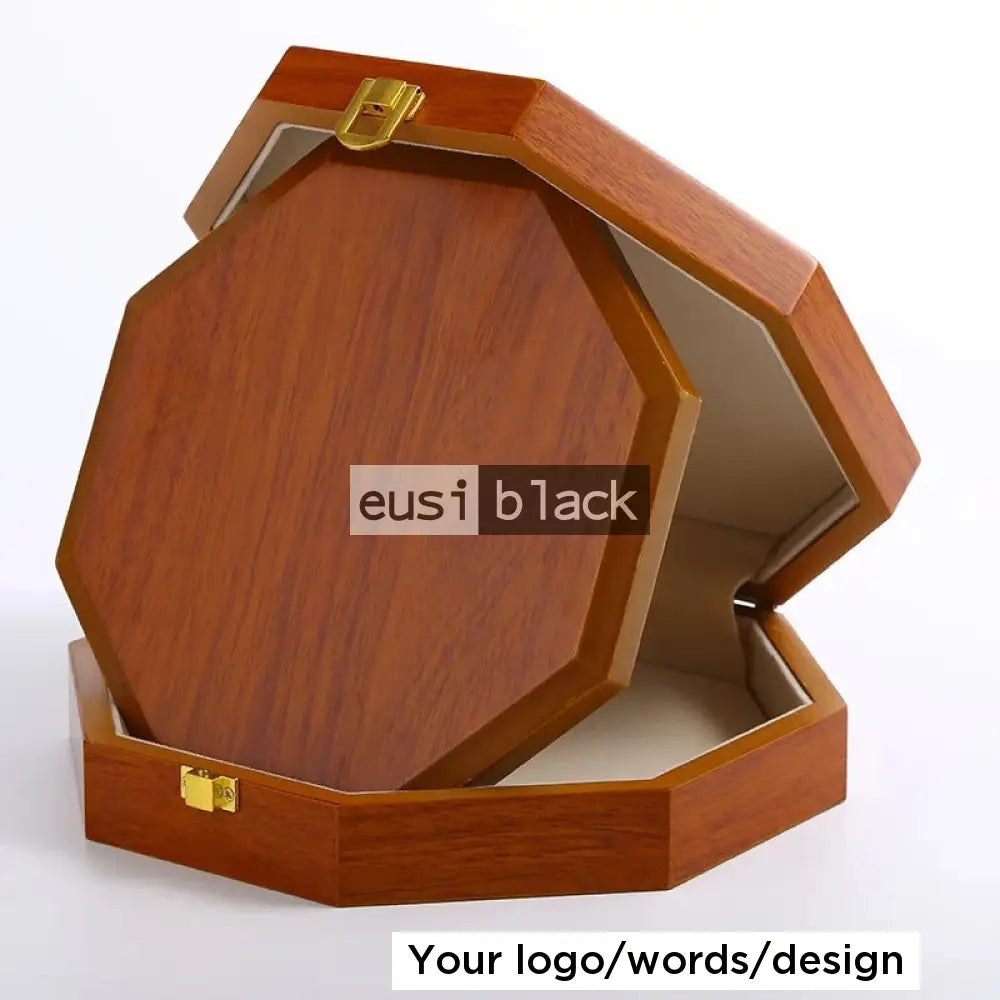 Octagonal Wooden Display Plaque Award