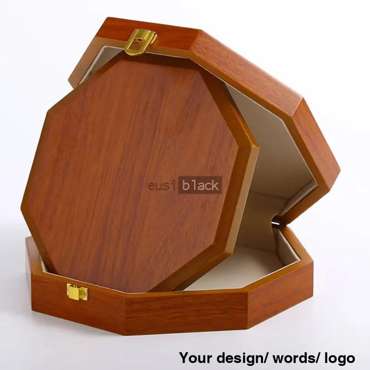 Octagonal Wooden Display Plaque Award