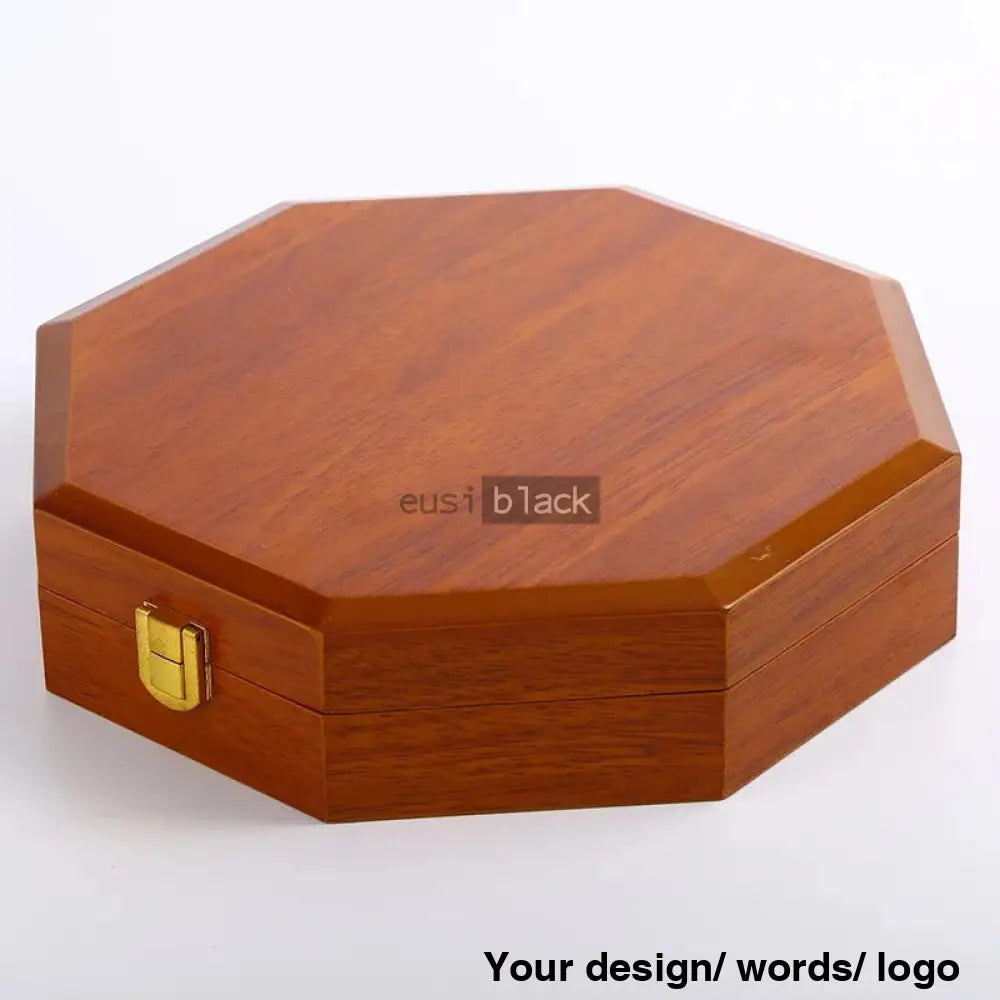 Octagonal Wooden Display Plaque Award