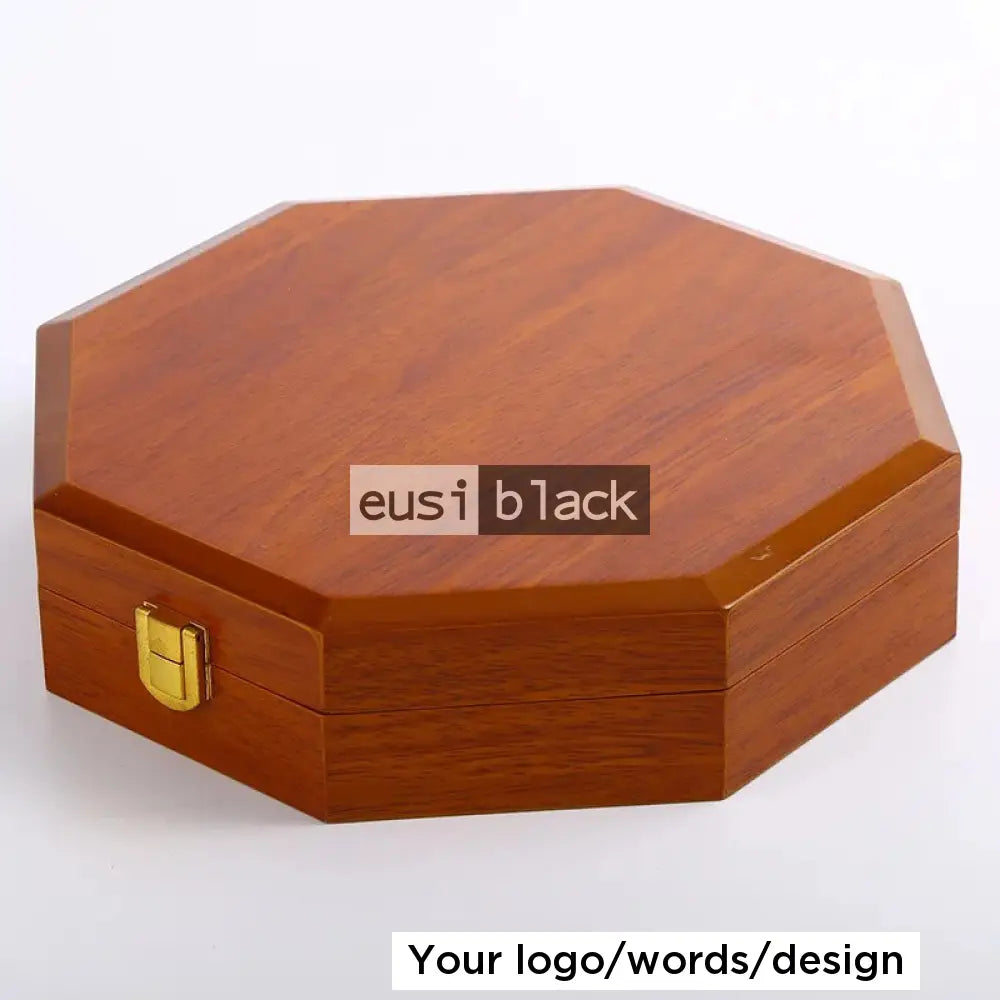 Octagonal Wooden Display Plaque Award