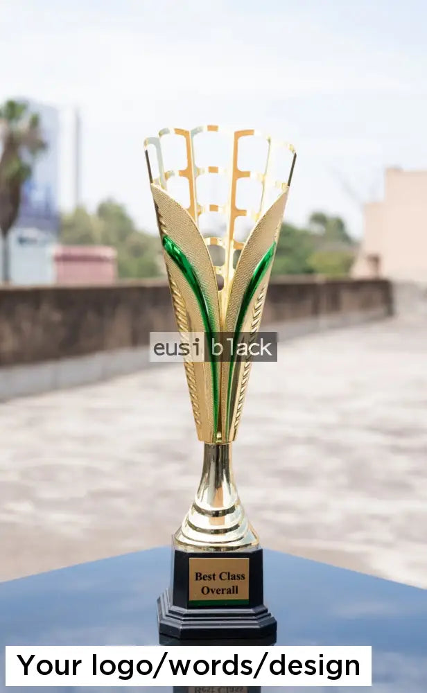 Open back trophy award - 35cm