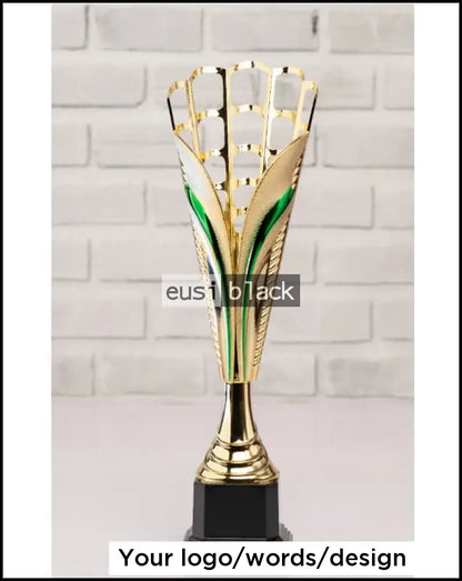 Open back trophy award - 35cm