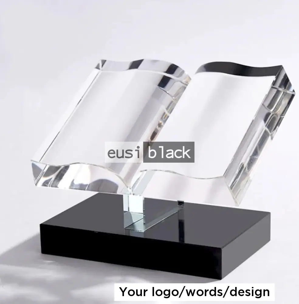 Open Book Crystal Award