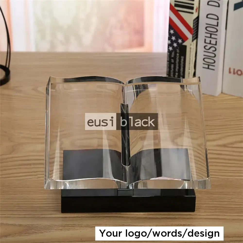 Open Book Crystal Award