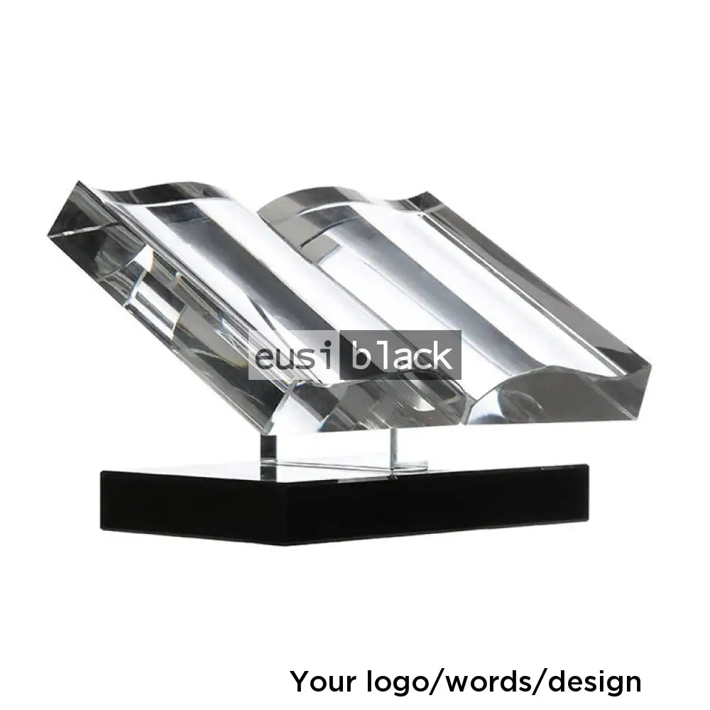 Open Book Crystal Award