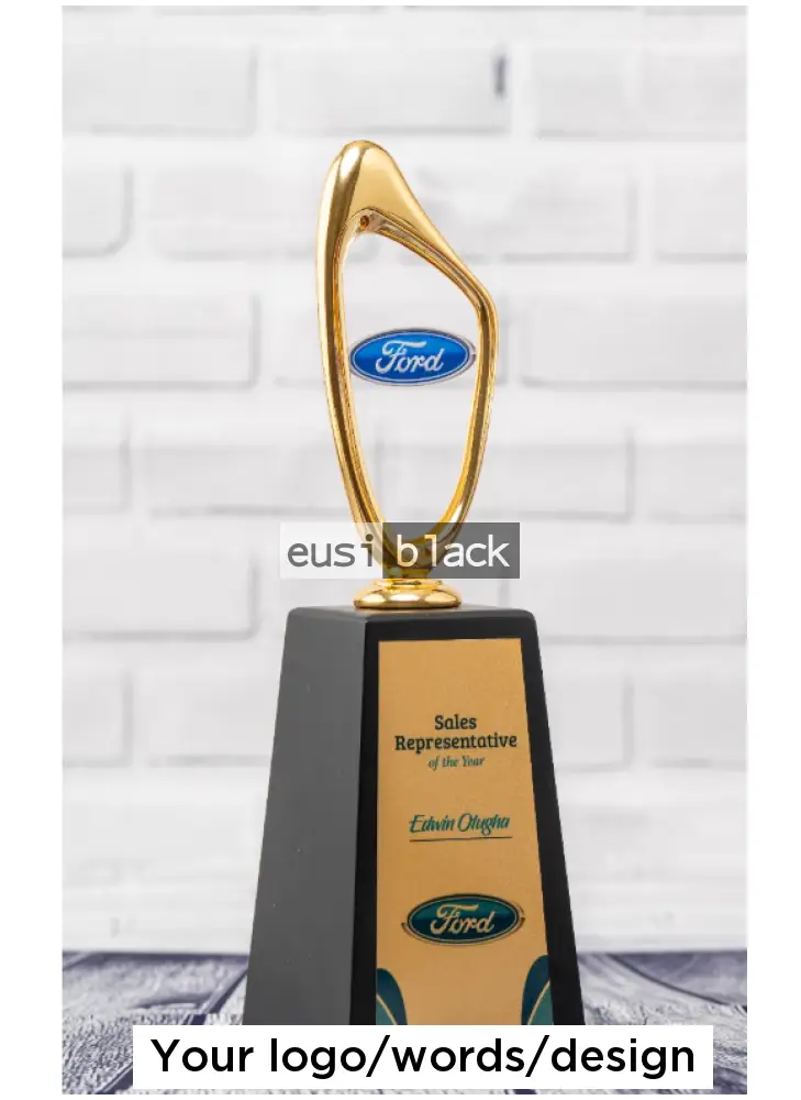Open loop trophy award - 38cm
