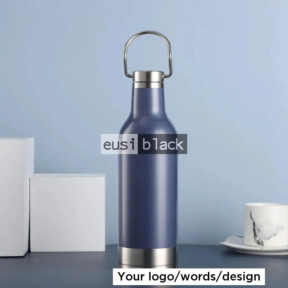 The oscillating thermal bottle Blue