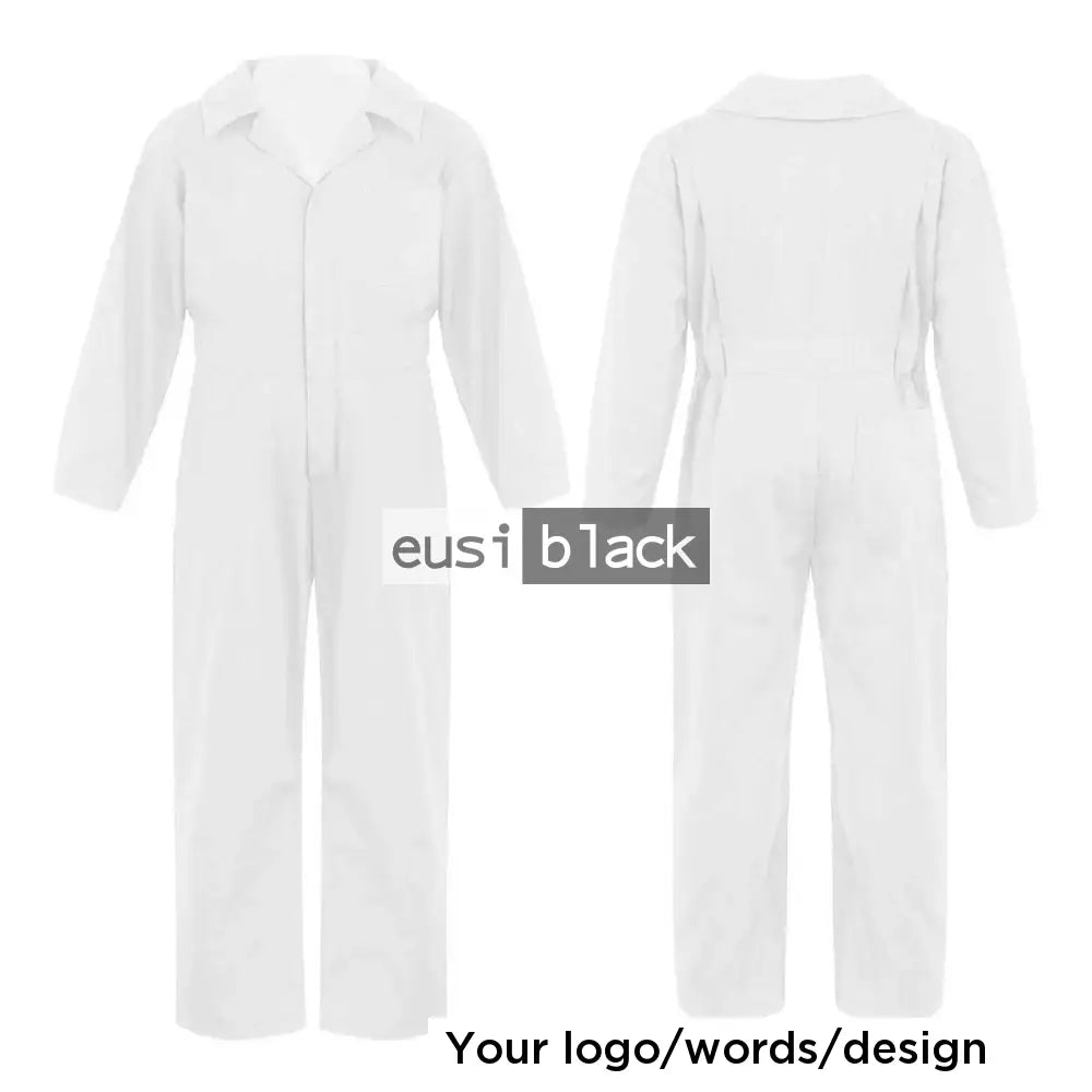 Customized overall White