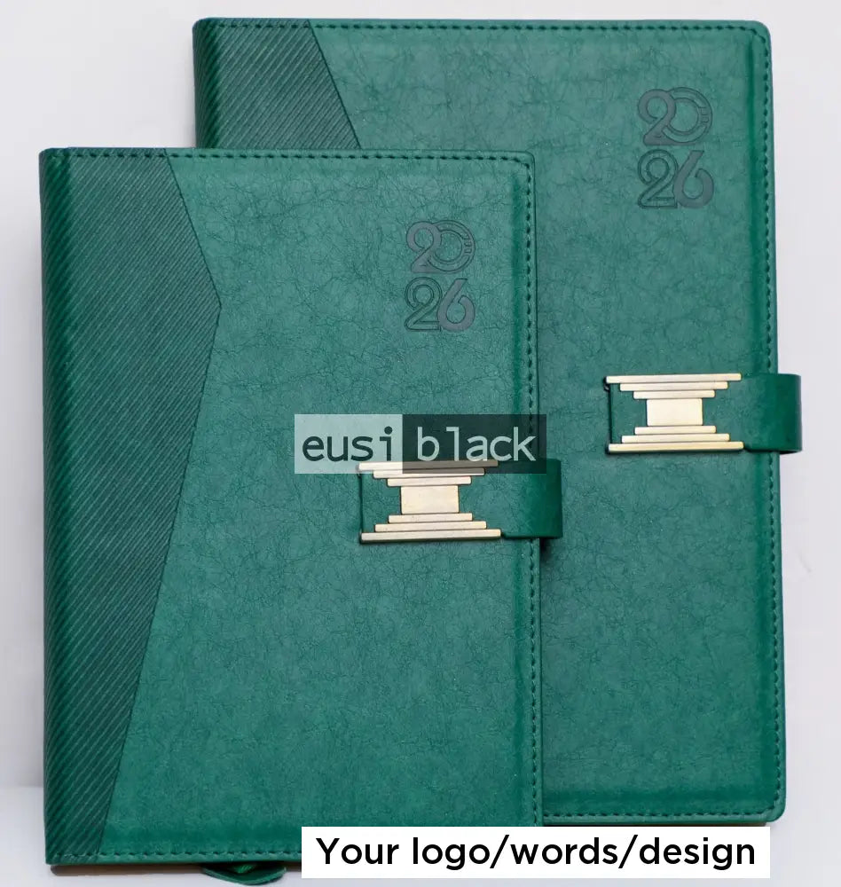 Oxford 2026 diary - Green / A5