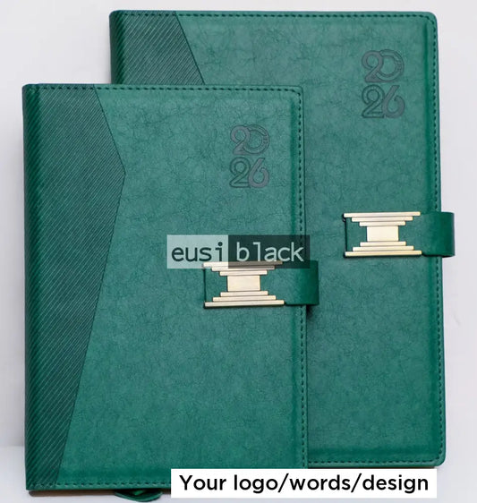 Oxford 2026 diary - Green / A5