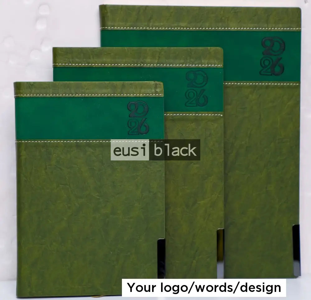 Patched top 2026 diary - Green / A5