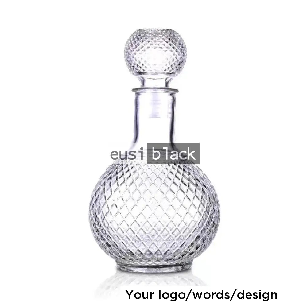 Patterned Round Decanter 500Ml