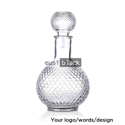Patterned Round Decanter 500Ml