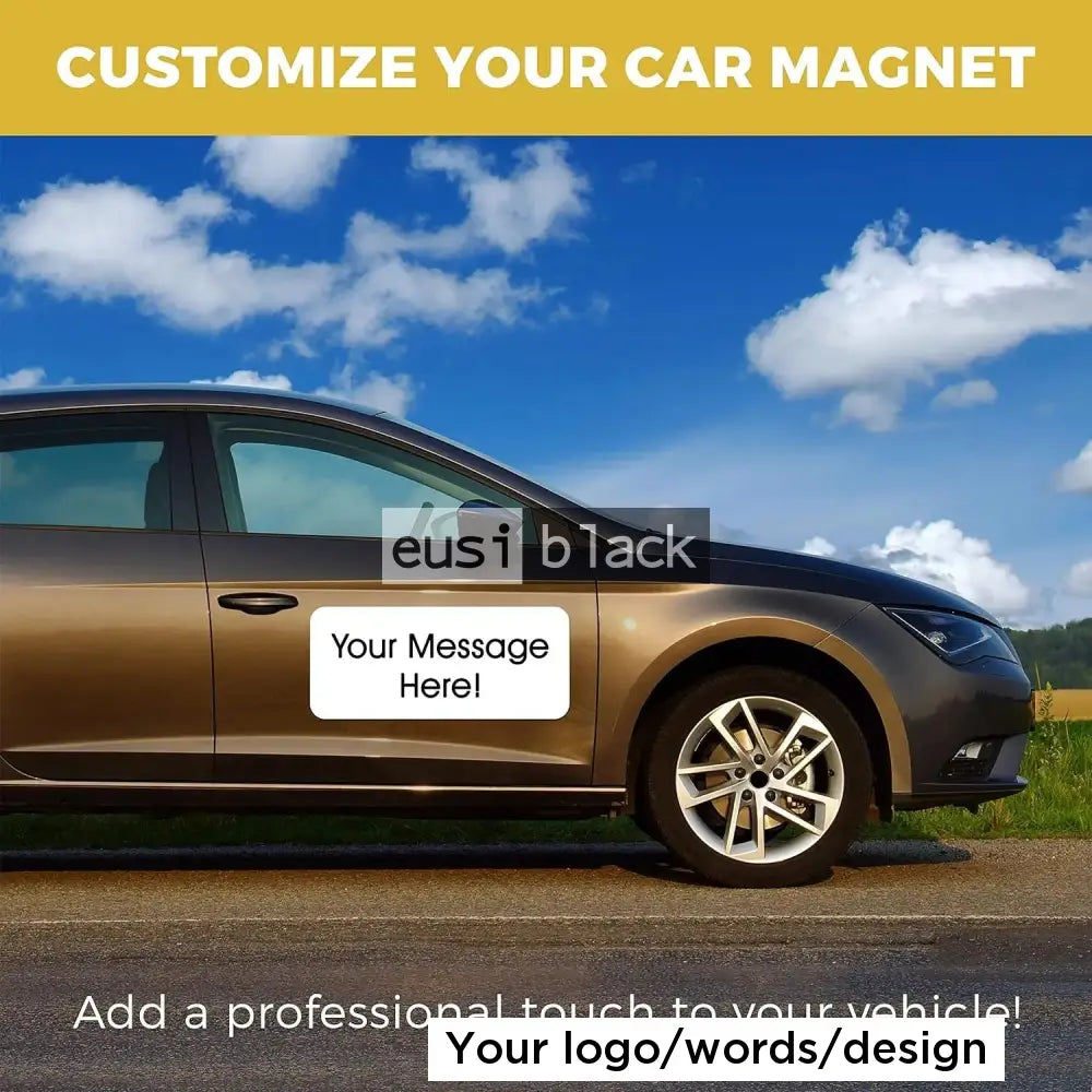 Peel-off car magnet