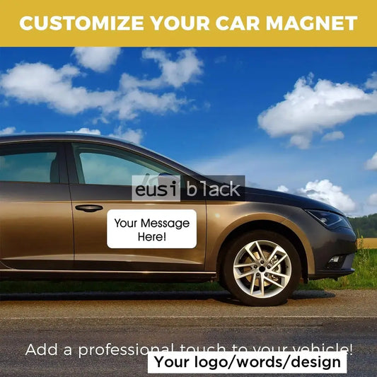 Peel-off car magnet