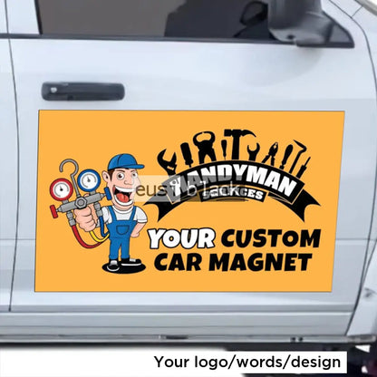 Car peel-off magnet 100X60cm / Portrait