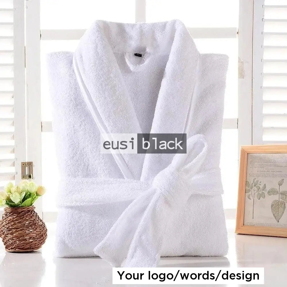 Personalized bathrobe for kids White
