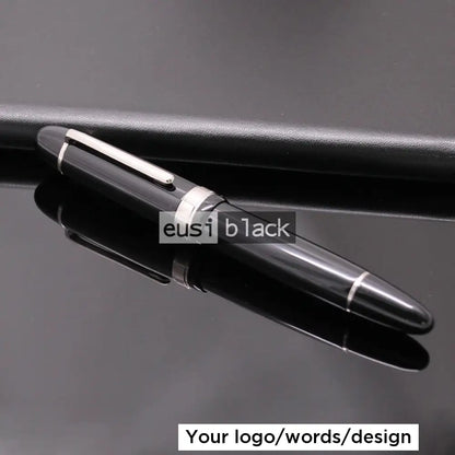 Phat Fountain Pen Silver On Black / Pen Only