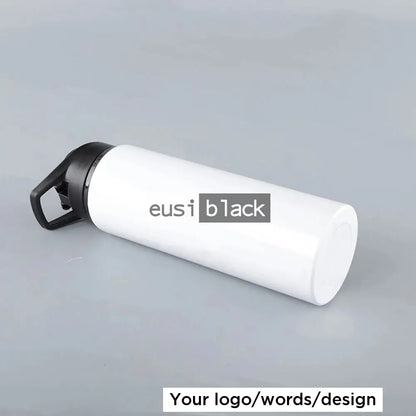 Plastic capped aluminium bottle