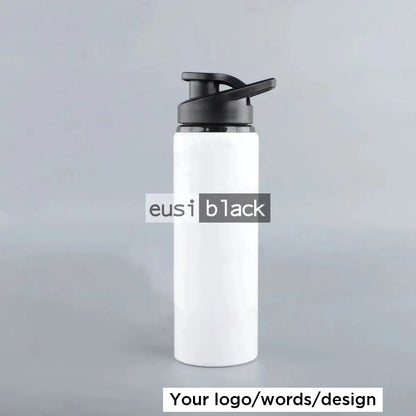 Plastic capped aluminium bottle