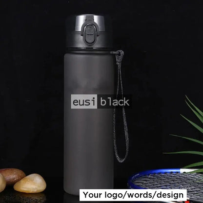 Plastic water bottle | 600ml Black