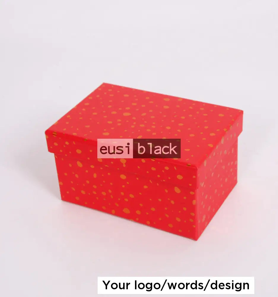 Polka dotted gift box set - 10 - Red