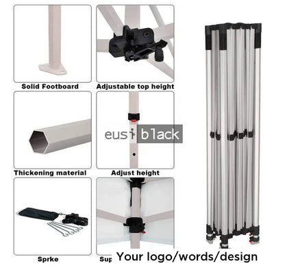 Portable exhibition canopy tent 40mm-20kgs