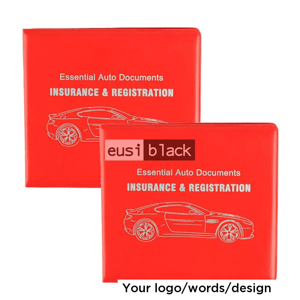 Portable insurance holder - Red
