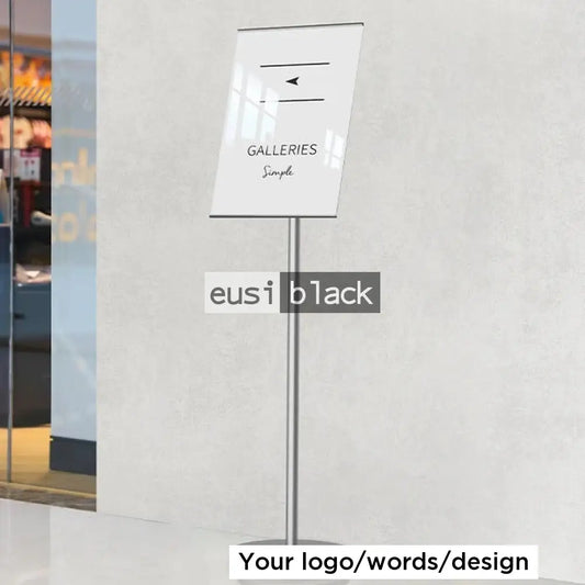 Poster stand Silver / Stand plus poster