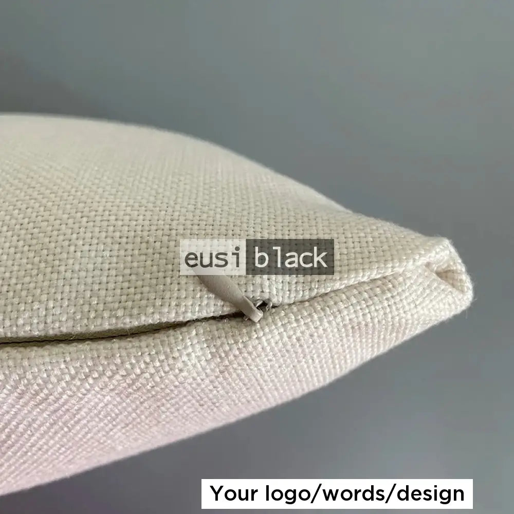 Pouched canvas throw pillow