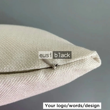 Pouched canvas throw pillow