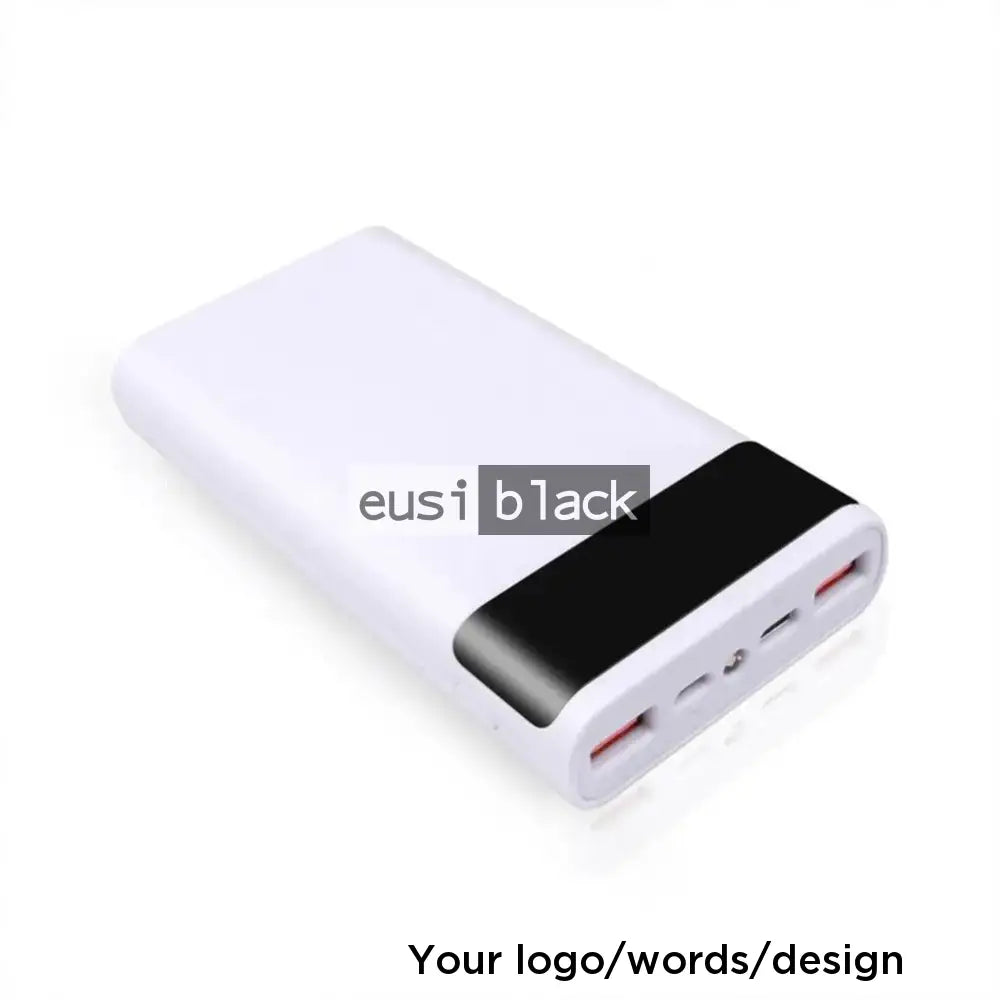Personalized power bank | 10,000mAH White