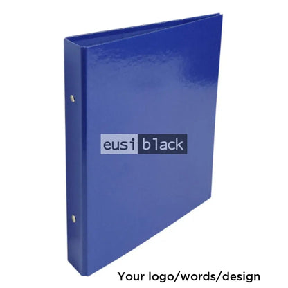 PVC ring binder box file folder - Blue / 3 Rings
