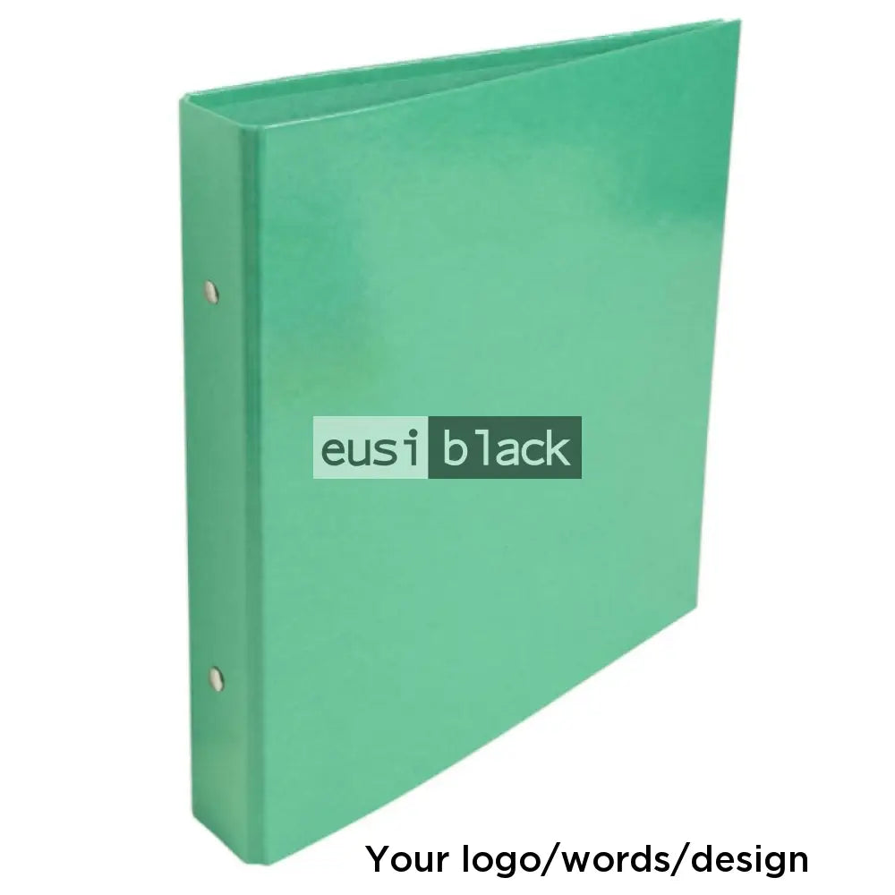 PVC ring binder box file folder - Green / 3 Rings