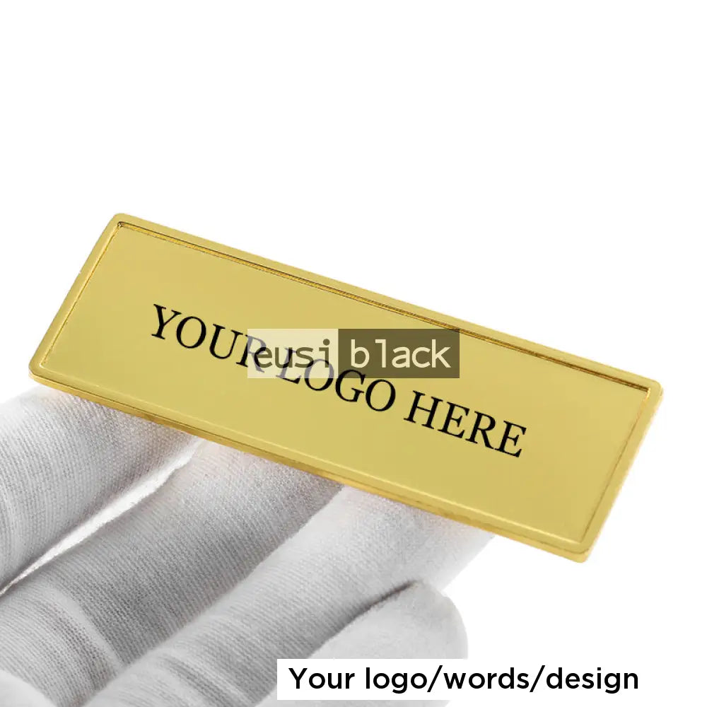 Rectangle name tag