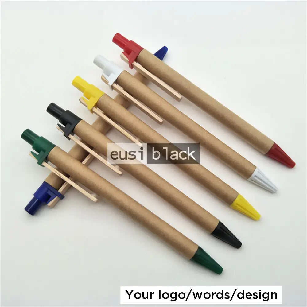 Recycled kraft paper pen