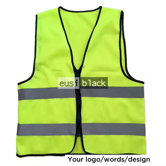 Reflector vest - Zipped / Luminous green