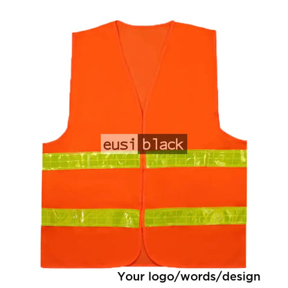 Reflector vest - Zipped / Orange