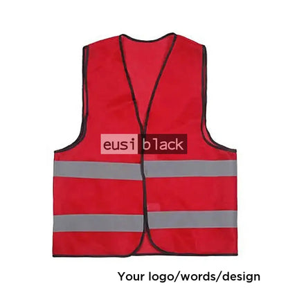 Reflector vest - Zipped / Red