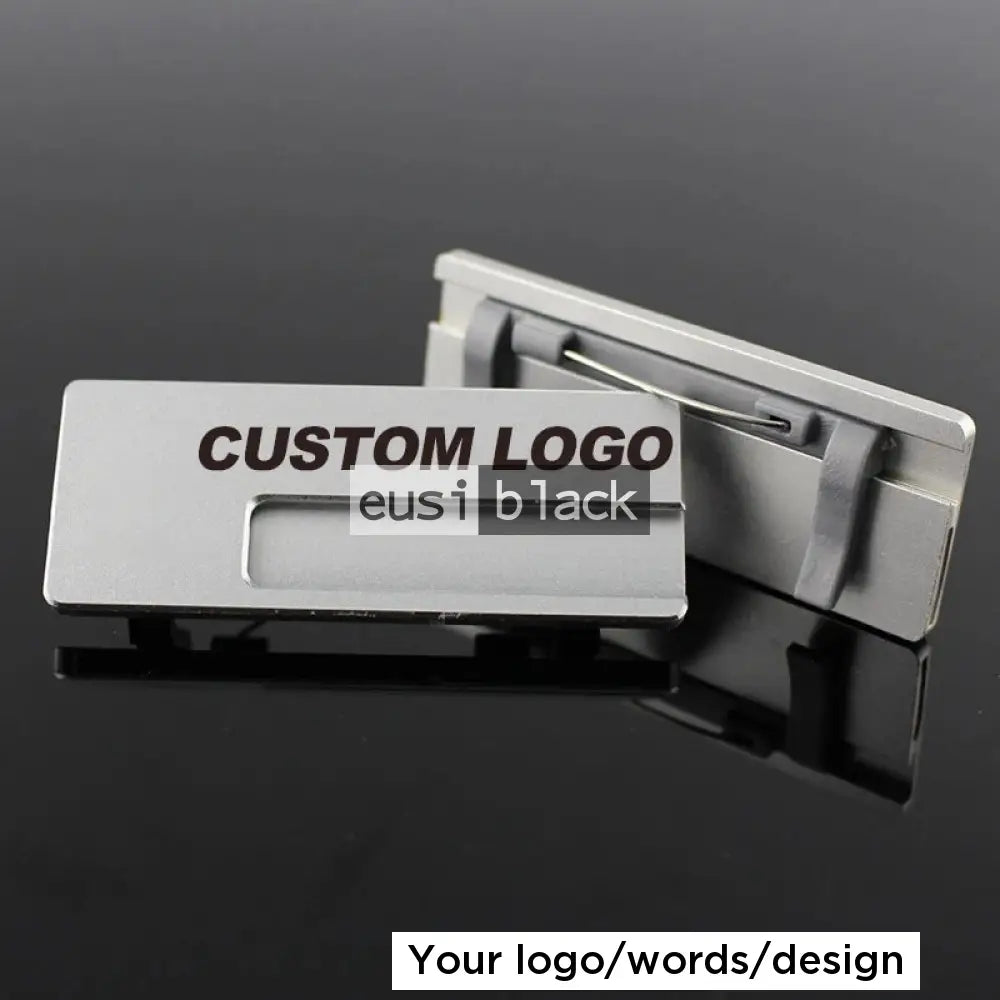 Reusable side-window name tag - Silver