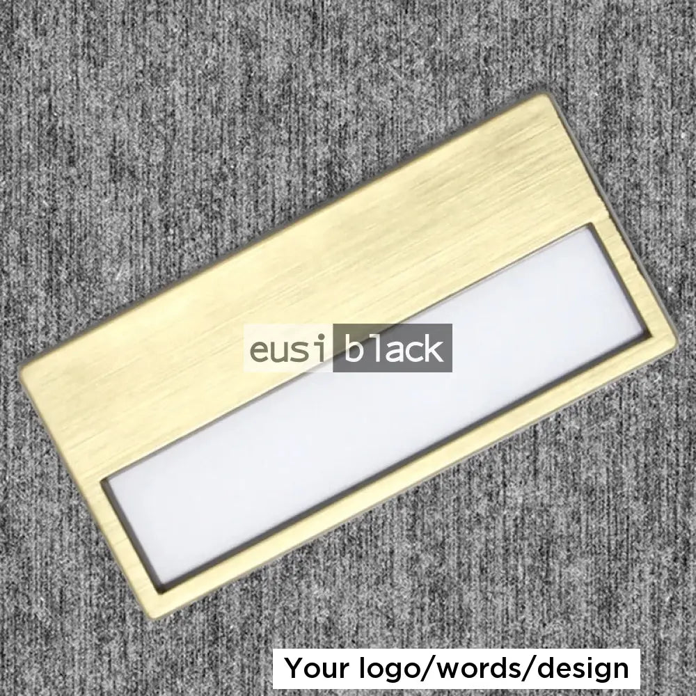 Reusable window name tag - Gold