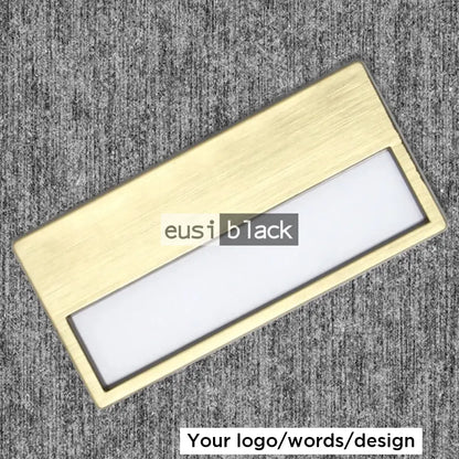 Reusable window name tag - Gold