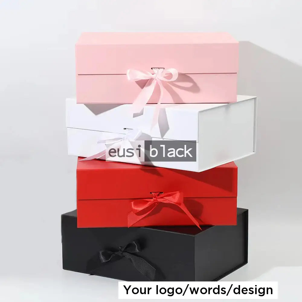 Ribbon magnetic gift box