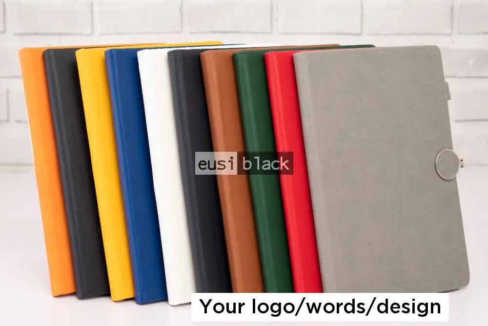 Ring Lock Notebook - A5 - Brown