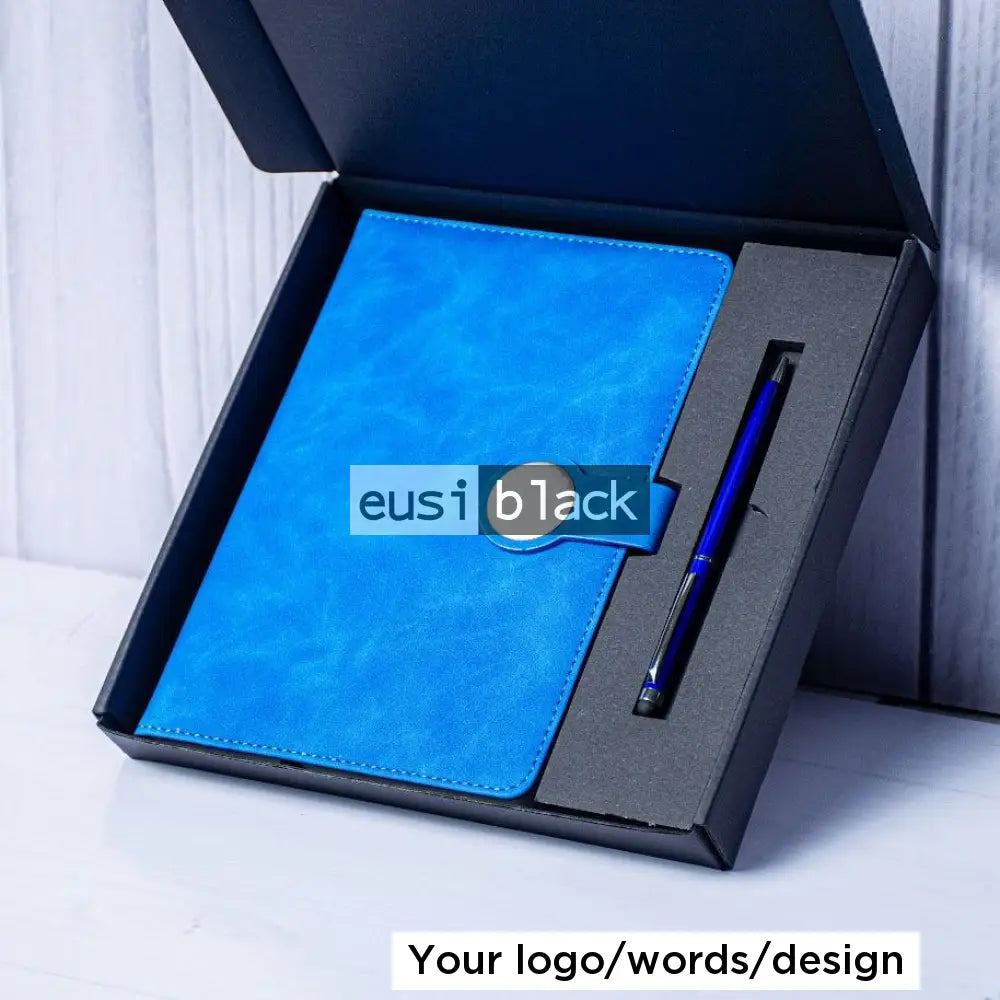 Ring lock notebook mini set | A5 Blue