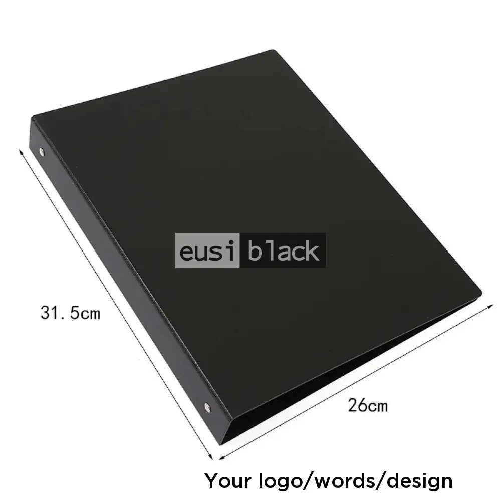 Ring plastic binder Black