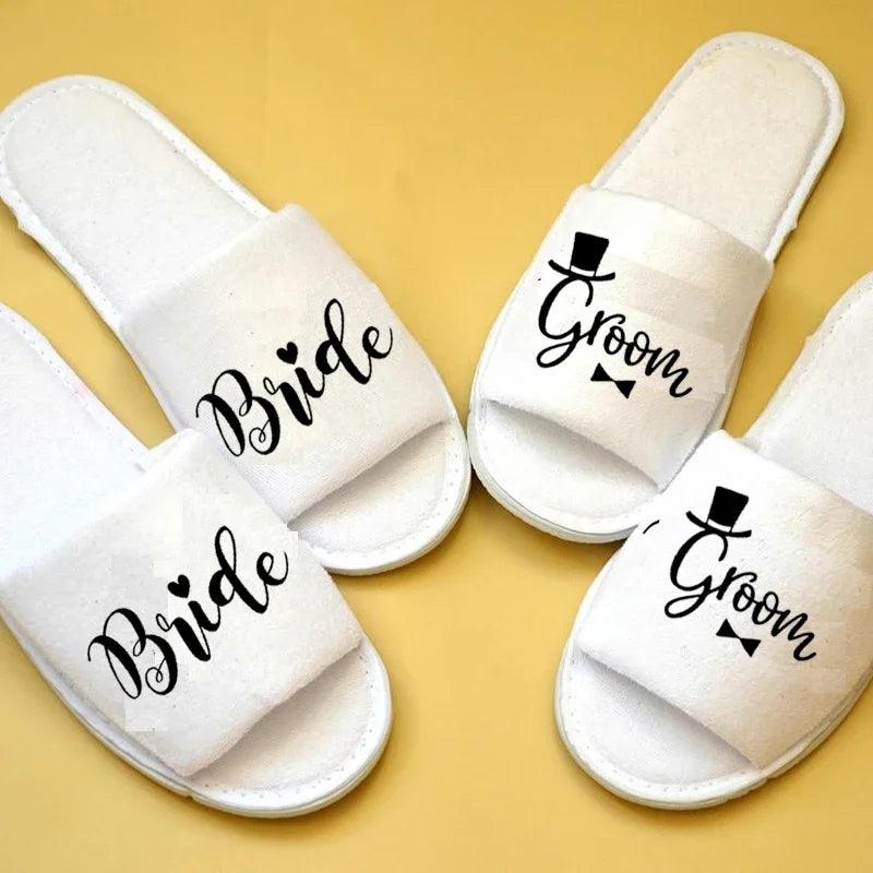 Couple's bathroom slippers