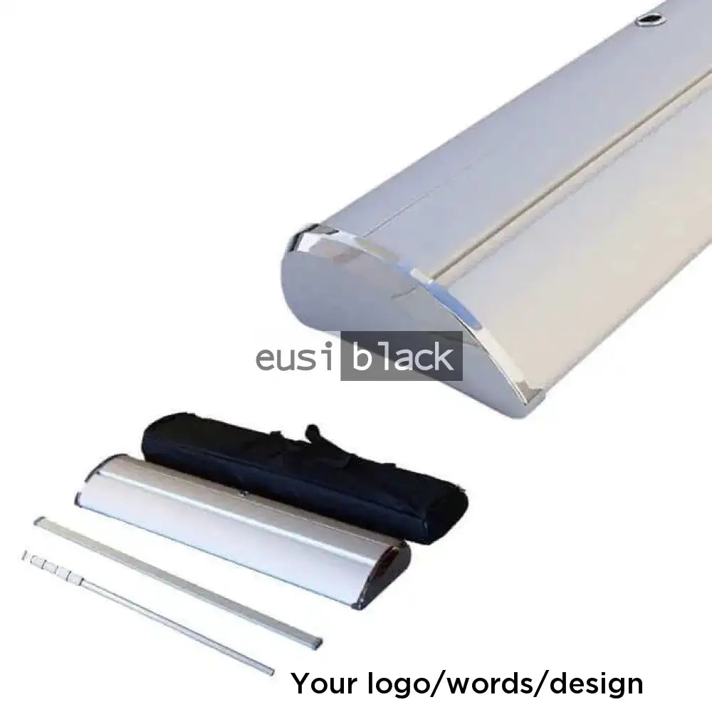 Roll up broad base banner stand