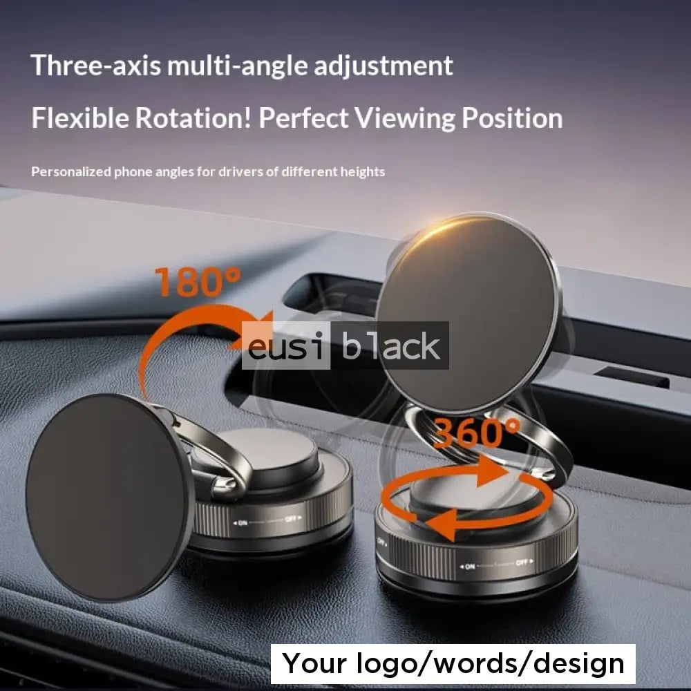 Rotating magnetic phone holder