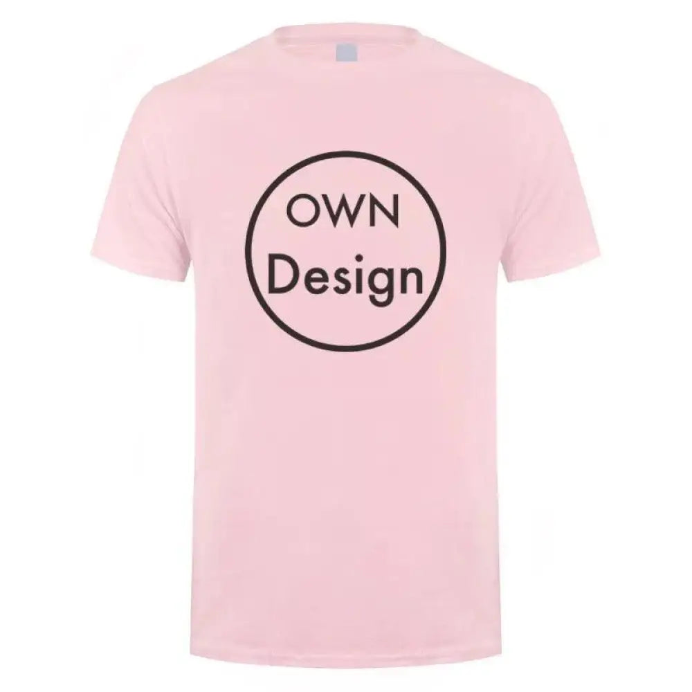 Round neck T shirt Baby pink / S